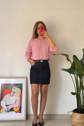 PEMBE MERSERİZE TRİKO