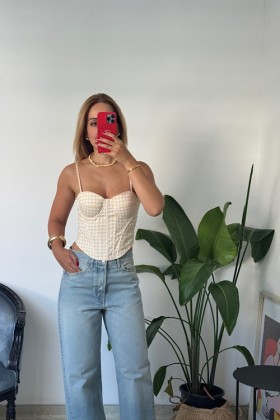 SARI EKOSELİ BLUZ