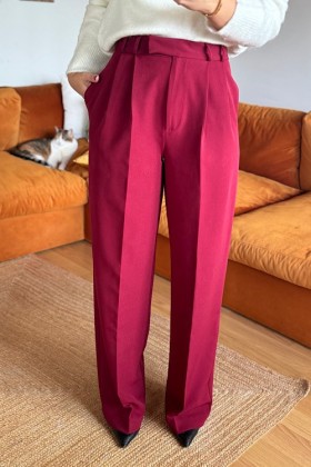 BORDO PALAZZO PANTALON - Small
