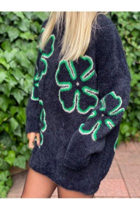 Yonca Desenli Kazak - Medium