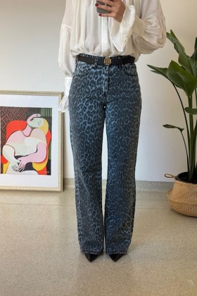 MAVİ LEOPAR JEAN - XS